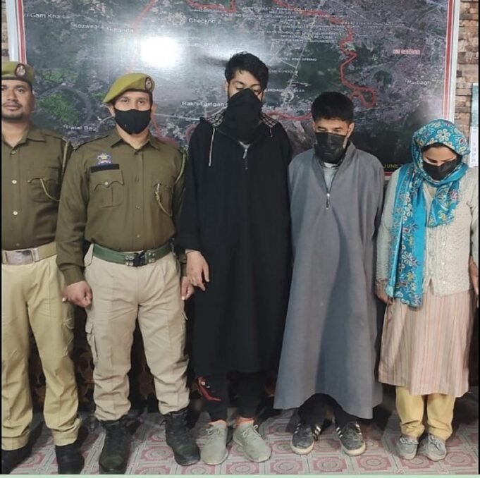 Blind Murder Solved, 03 Accused Arrested in Srinagar
