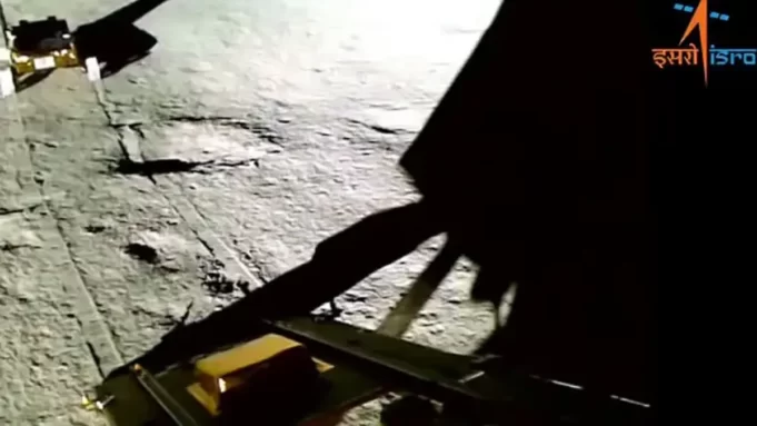 Chandrayaan-3: Rover captures natural occurrence near the south pole of the moon