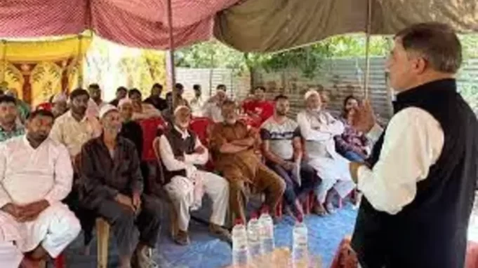 Camp for redressing grievances hosted by DDC Chairman in Budgam
